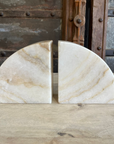 Polished Arc Onyx Stone Book Ends | Made To Order