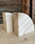 Polished Arc Onyx Stone Book Ends | Made To Order