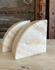 Polished Arc Onyx Stone Book Ends | Made To Order
