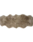 Pelican Wool Curly Sheepskin Double Rug