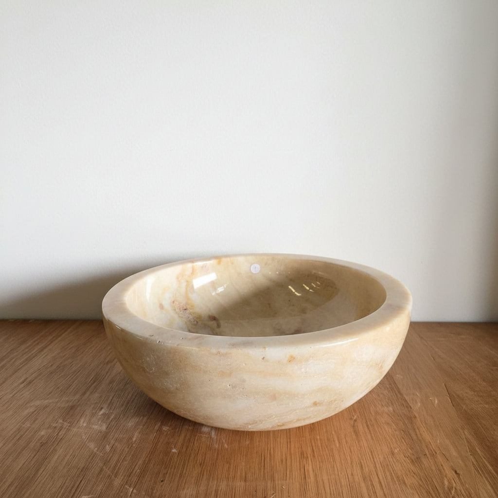 Onyx stone basin – round – Paradise Living Co.