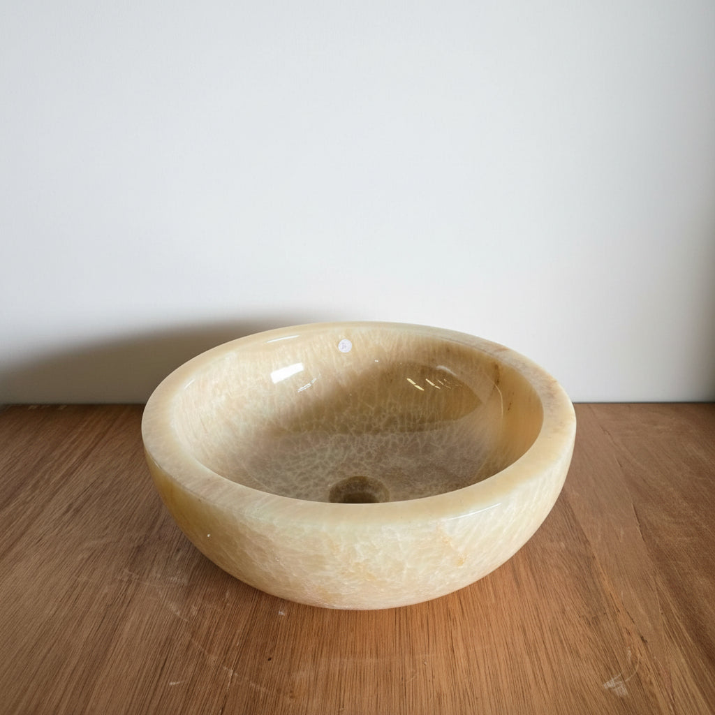 Onyx stone basin – round – Paradise Living Co.