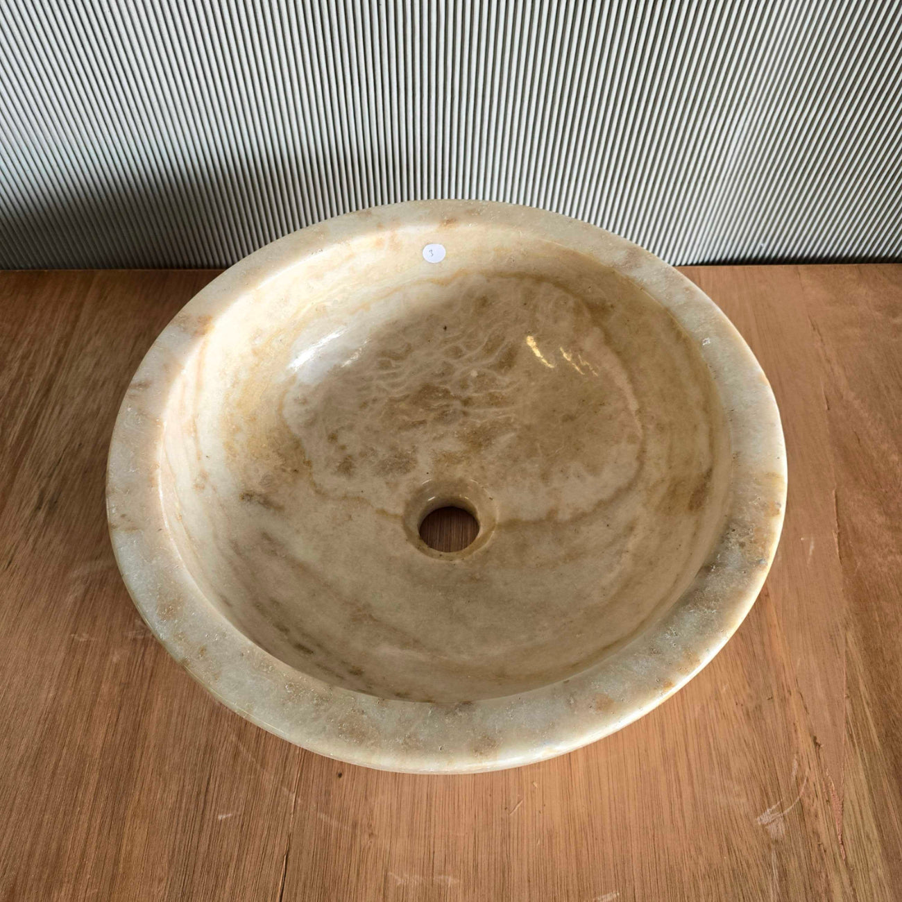 Onyx stone basin – round – Paradise Living Co.