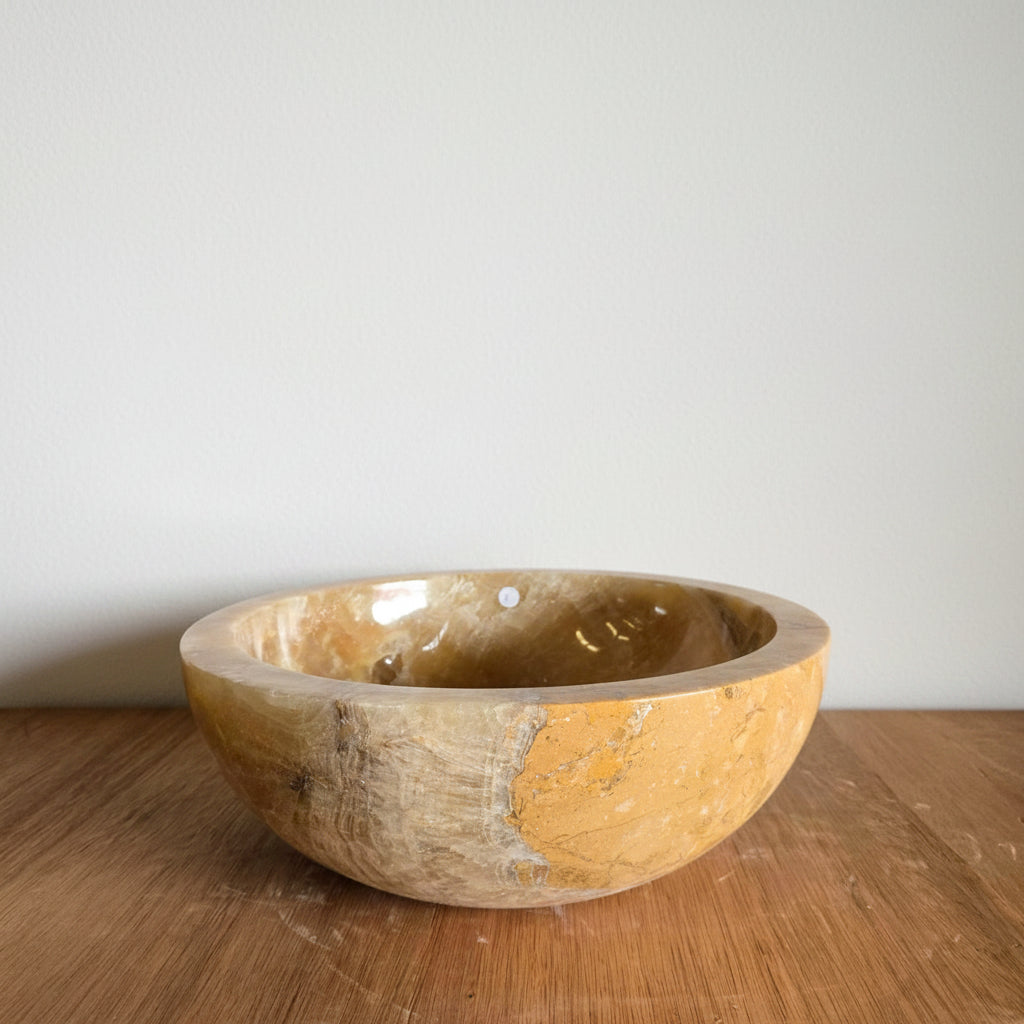 Onyx stone basin – round – Paradise Living Co.