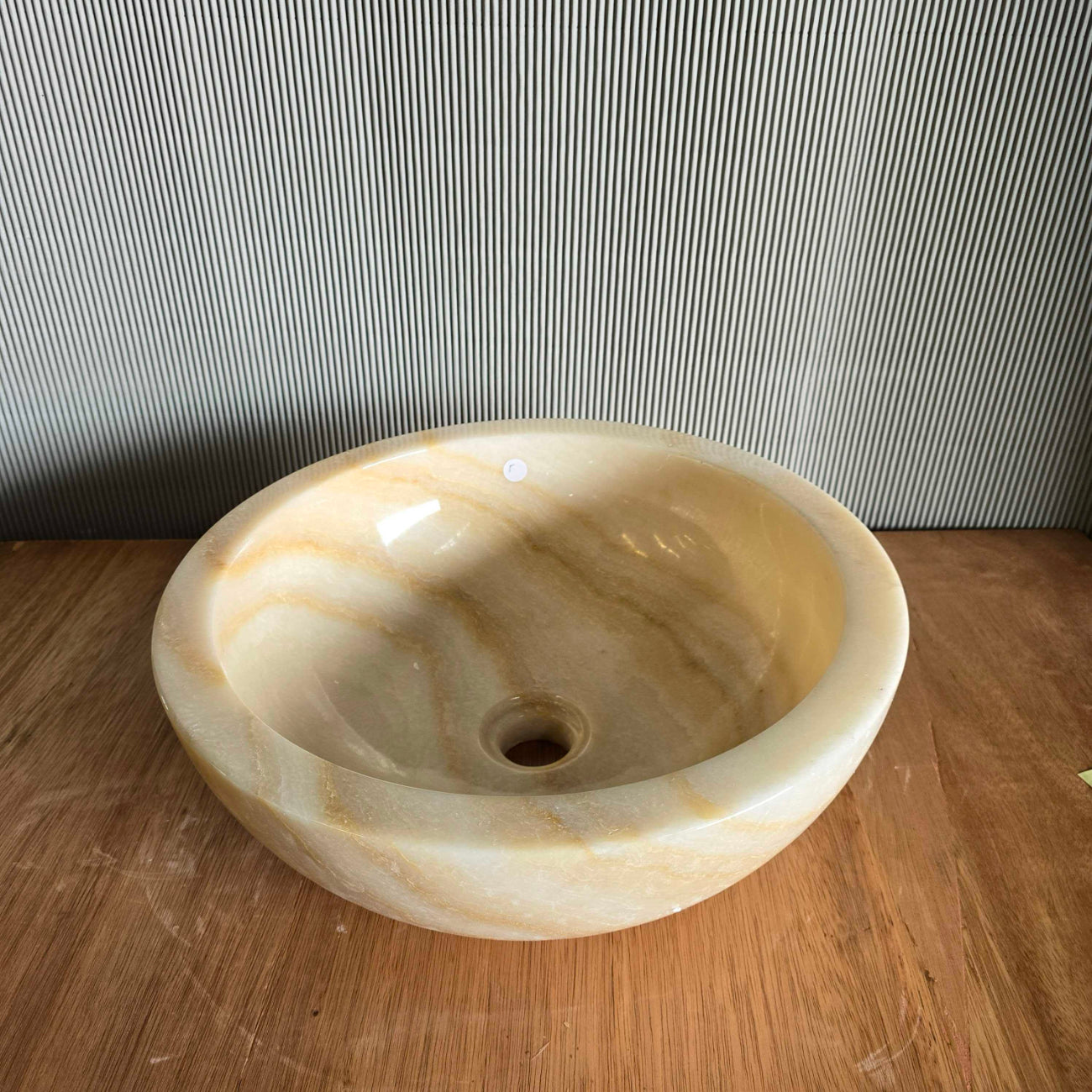 Onyx stone basin – round – Paradise Living Co.