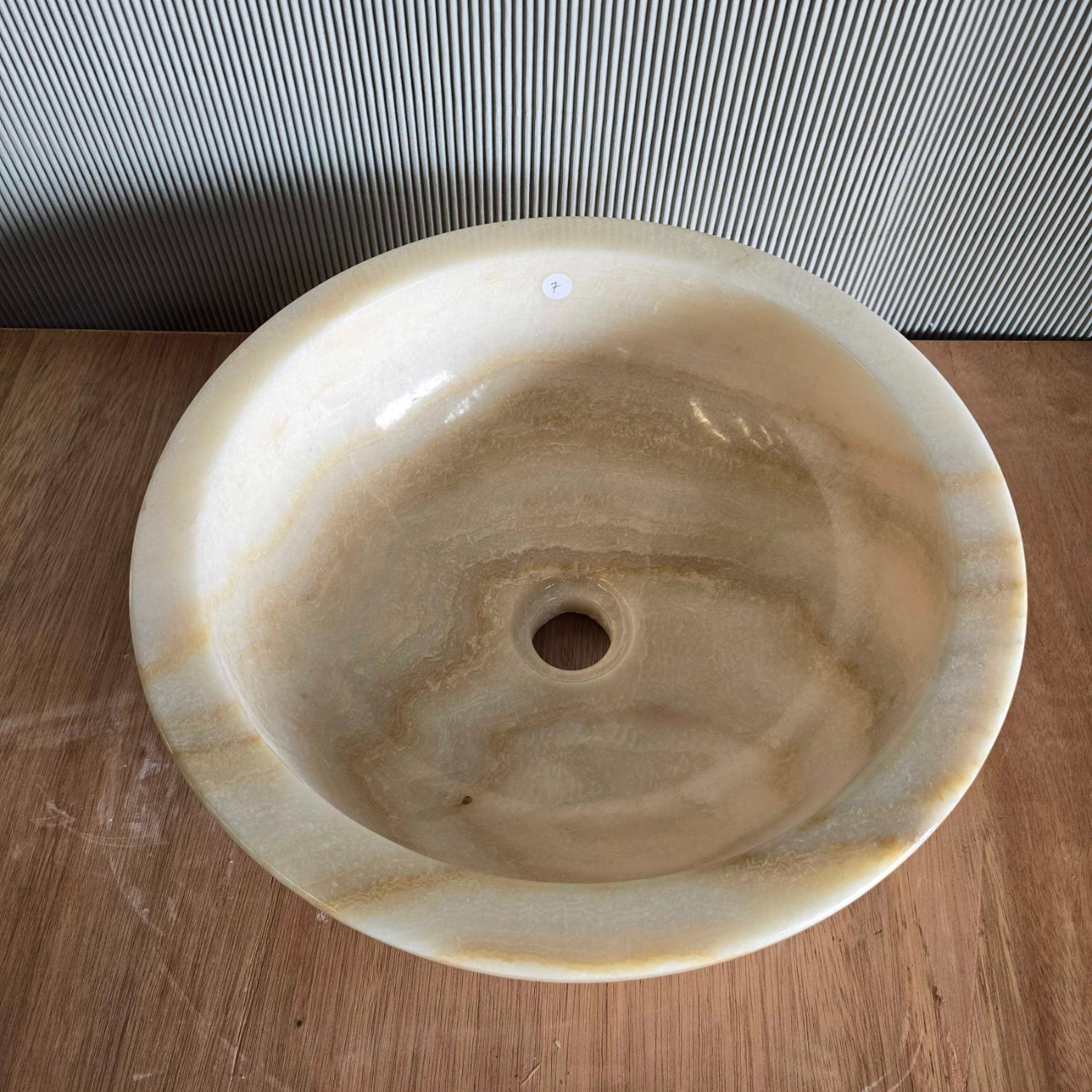 Onyx stone basin – round – Paradise Living Co.