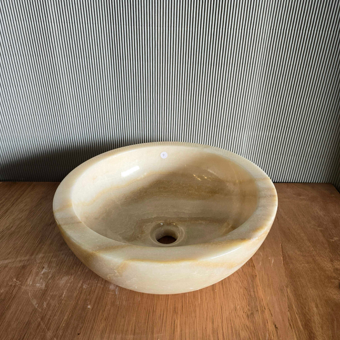 Onyx stone basin – round – Paradise Living Co.