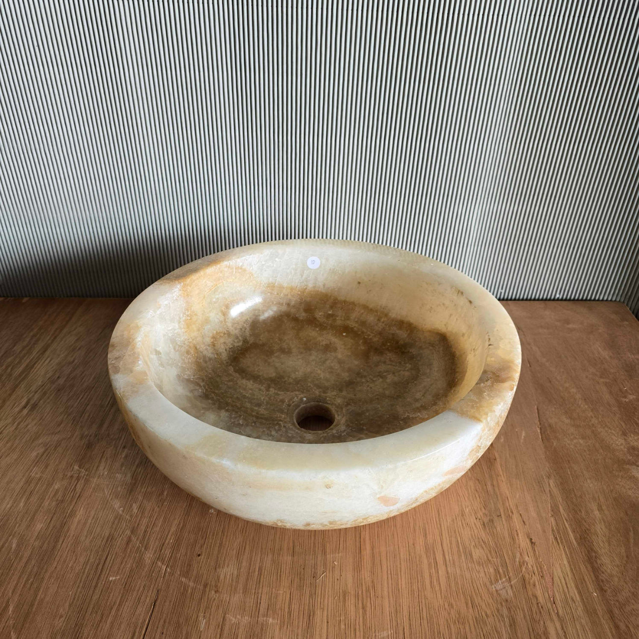 Onyx stone basin – round – Paradise Living Co.