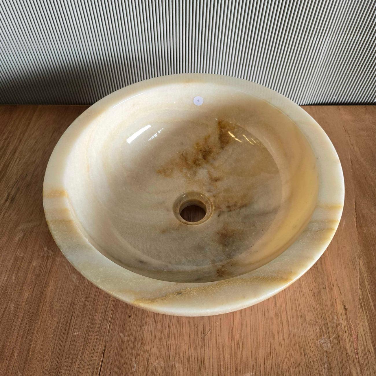 Onyx stone basin – round – Paradise Living Co.