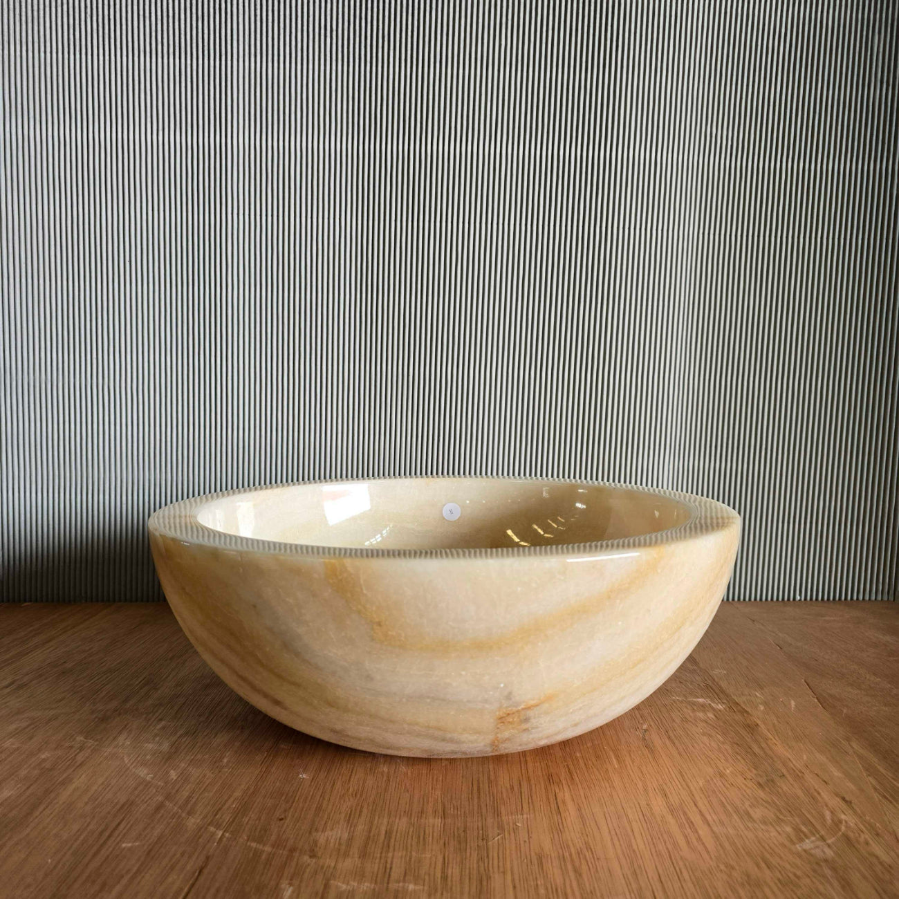 Onyx stone basin – round – Paradise Living Co.