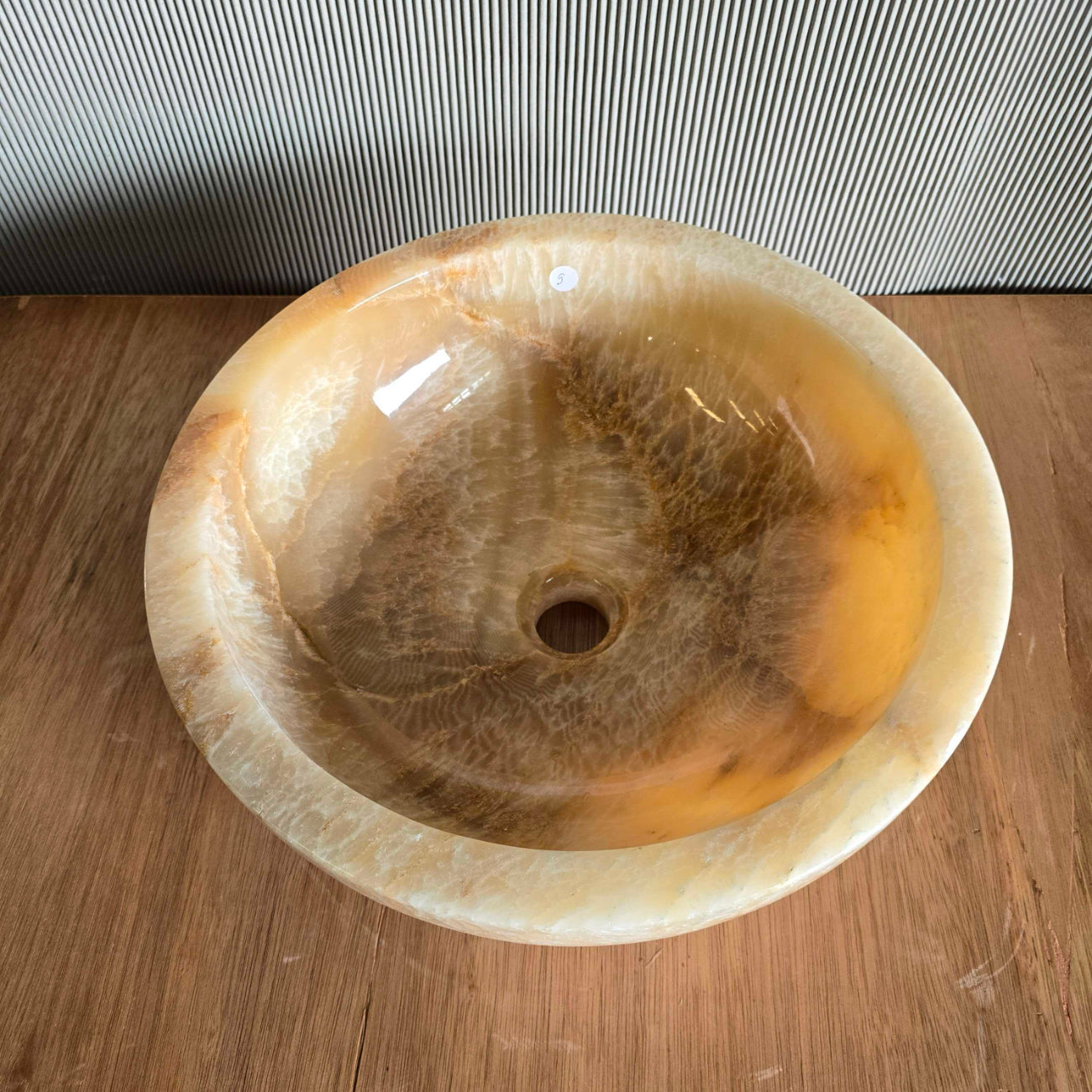 Onyx stone basin – round – Paradise Living Co.