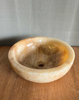 Onyx stone basin – round – Paradise Living Co.