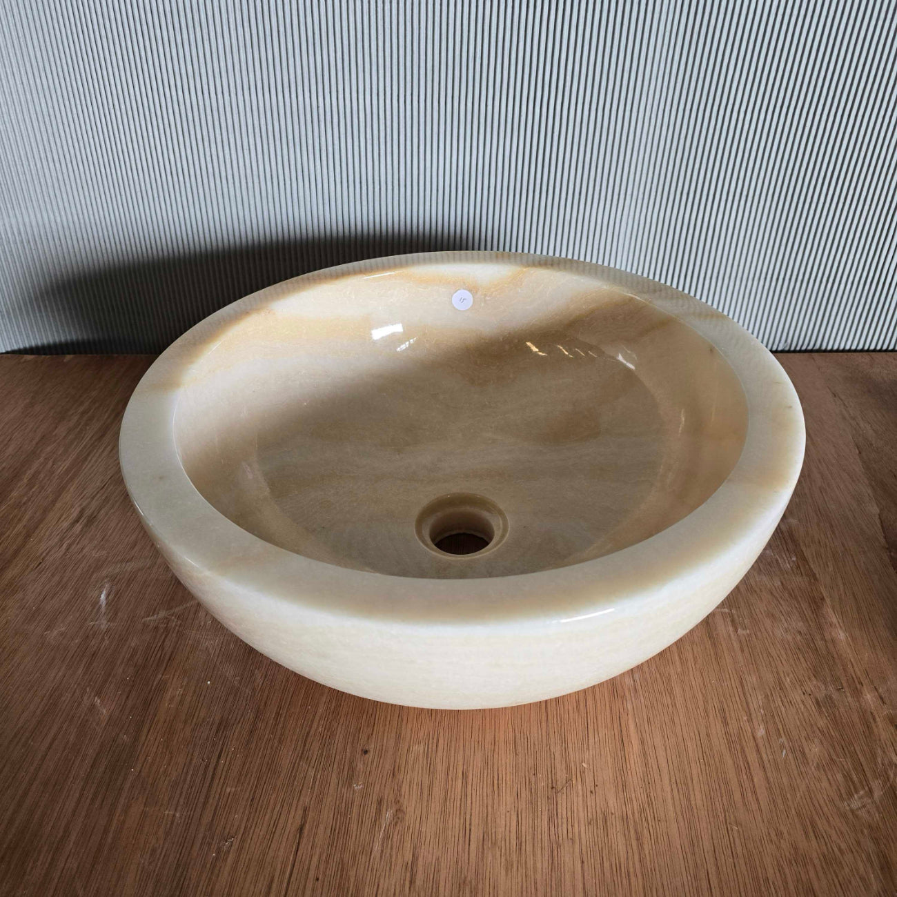 Onyx stone basin – round – Paradise Living Co.