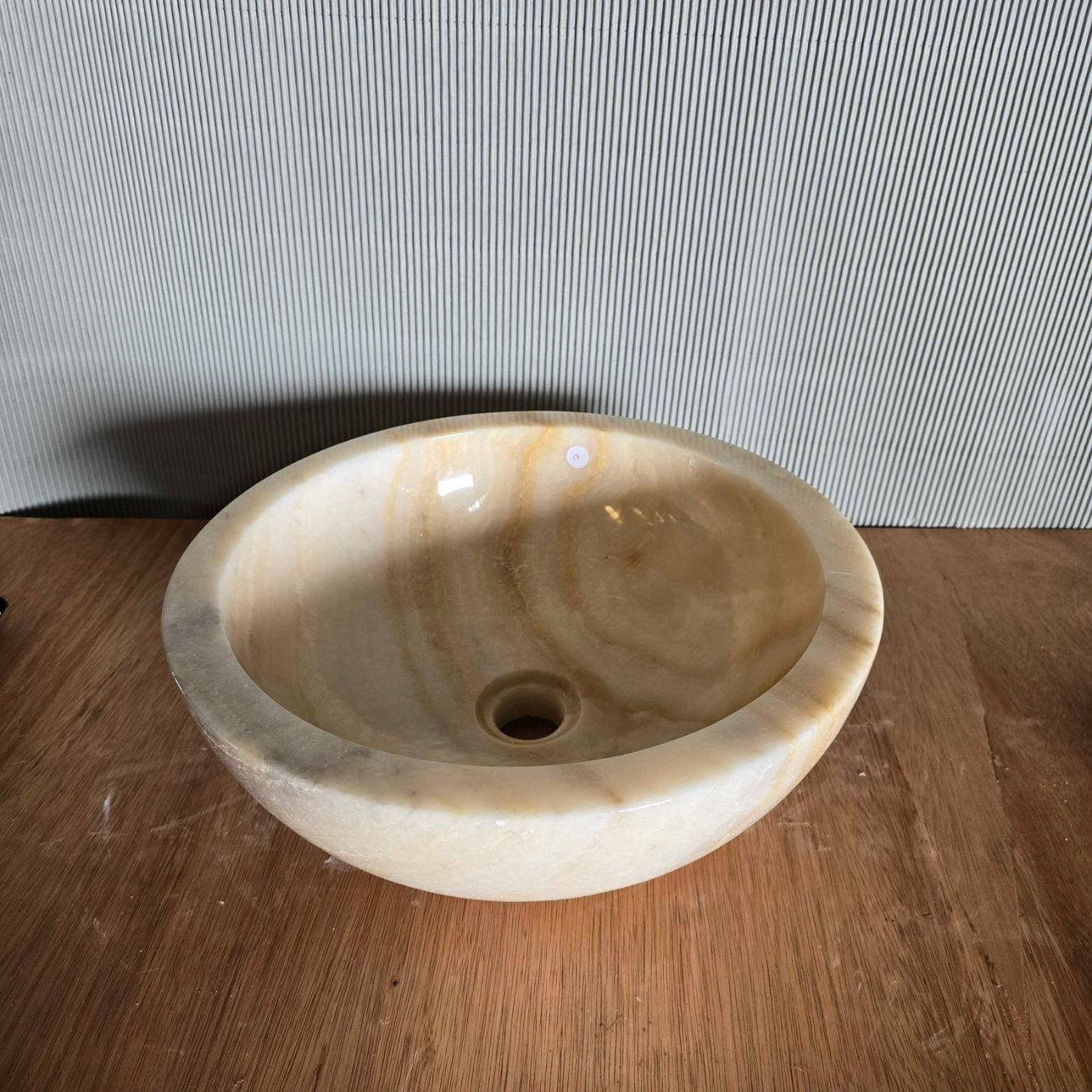 Onyx stone basin – round – Paradise Living Co.