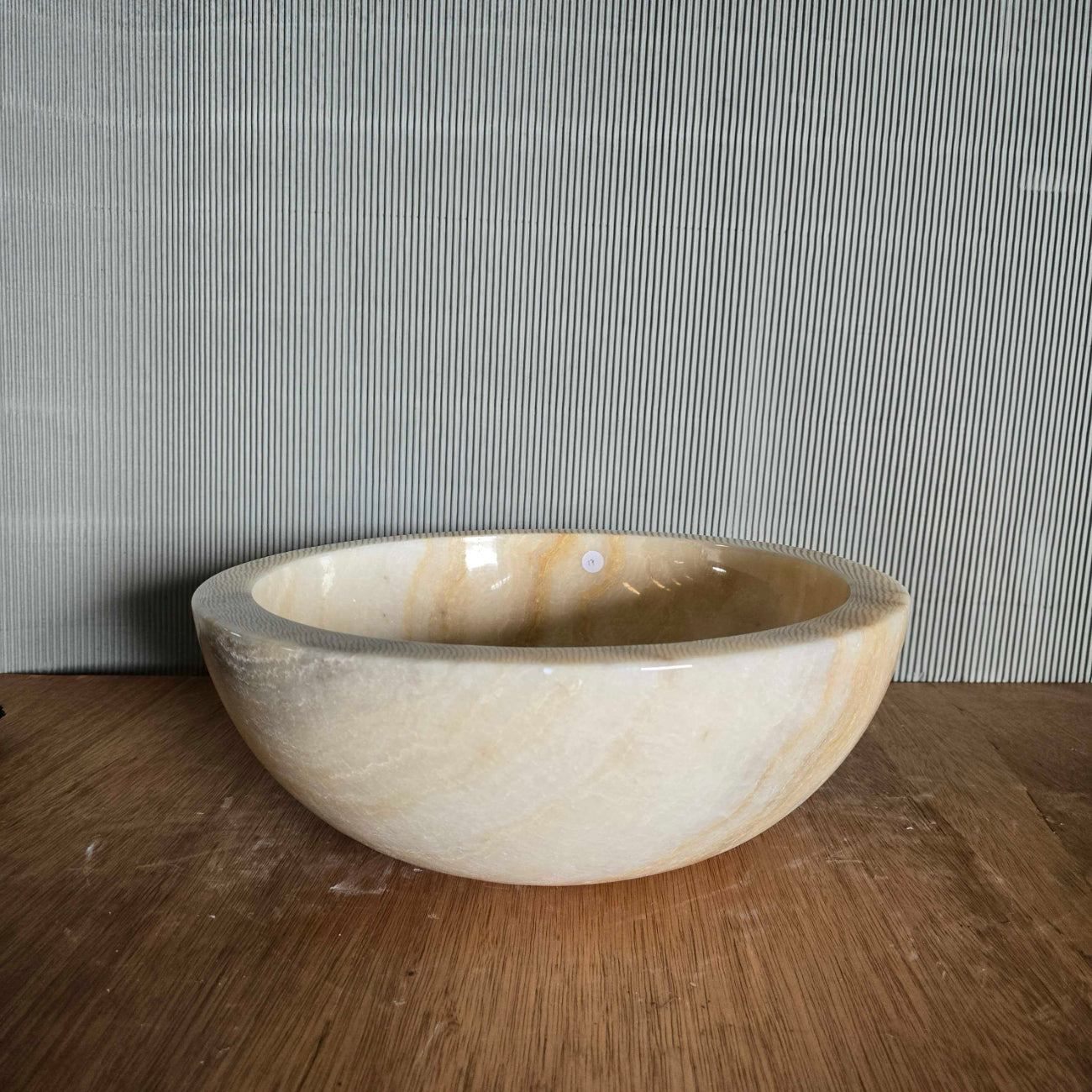 Onyx stone basin – round – Paradise Living Co.