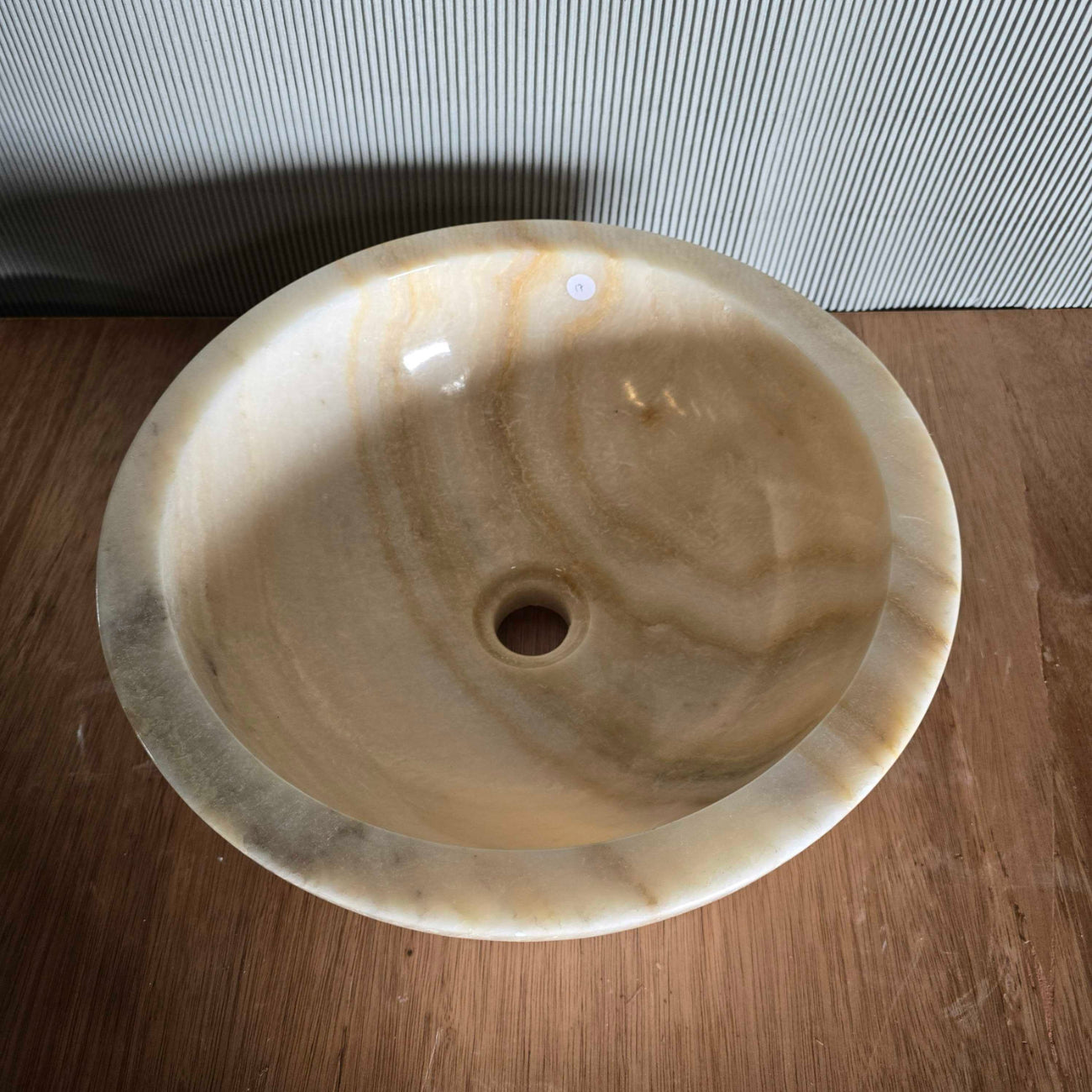Onyx stone basin – round – Paradise Living Co.