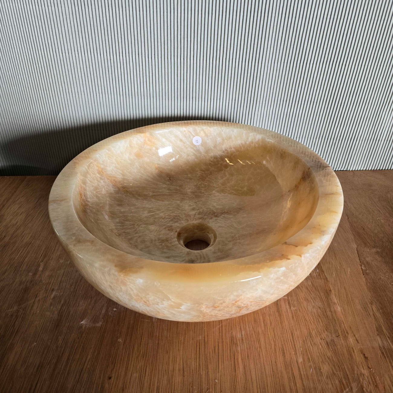 Onyx stone basin – round – Paradise Living Co.