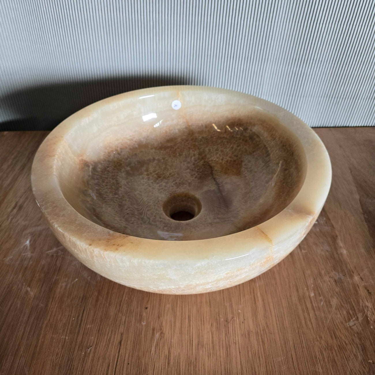 Onyx stone basin – round – Paradise Living Co.