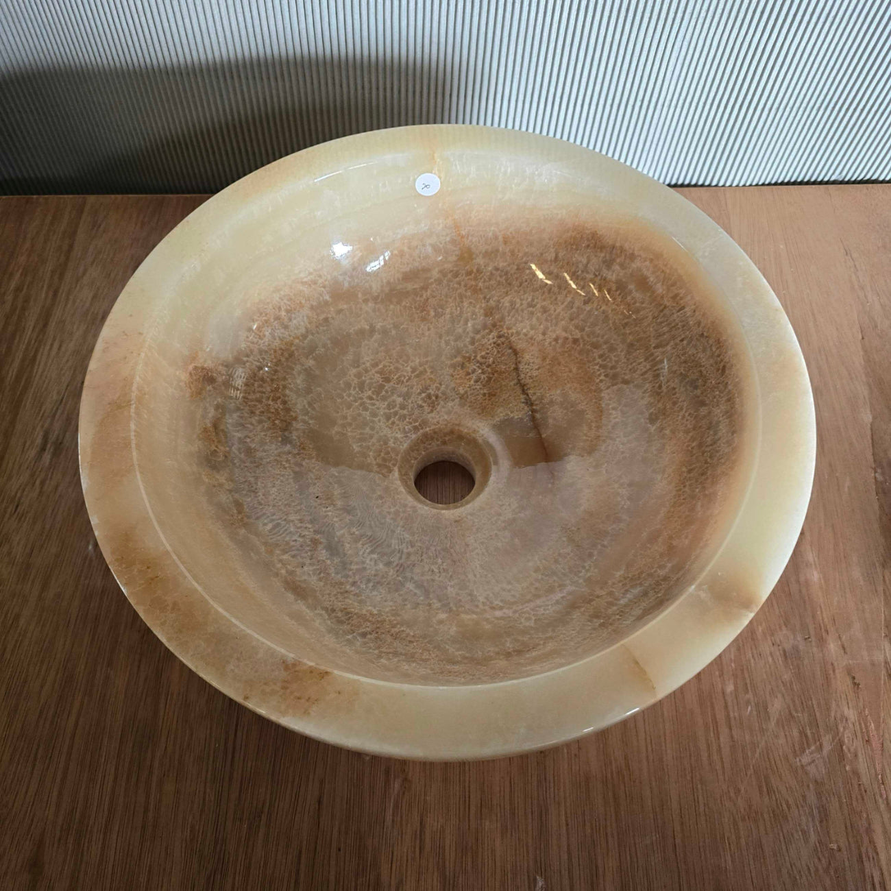 Onyx stone basin – round – Paradise Living Co.