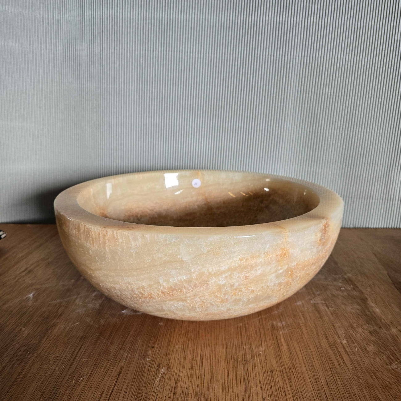 Onyx stone basin – round – Paradise Living Co.
