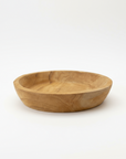 Round Rustic Teak Bowl 40cm