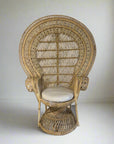 Royal Peacock Rattan Chair | Made To Order