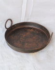 Small Indian Iron Flat Kadai Trays