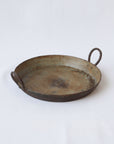 Small Indian Iron Flat Kadai Trays