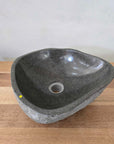River stone basin – 38 x 34.5cm – Paradise Living Co.