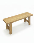 Rustic Teak Bench Seat 100cm