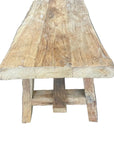 Rustic Teak Bench Seat 250cm
