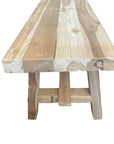 Rustic Teak Bench Seat 150cm