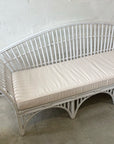 White Bangalow Split Cane 3 Seater Lounge | Made To Order