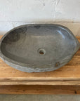 River stone basin – 56 x 38 x 14cm – Paradise Living Co.