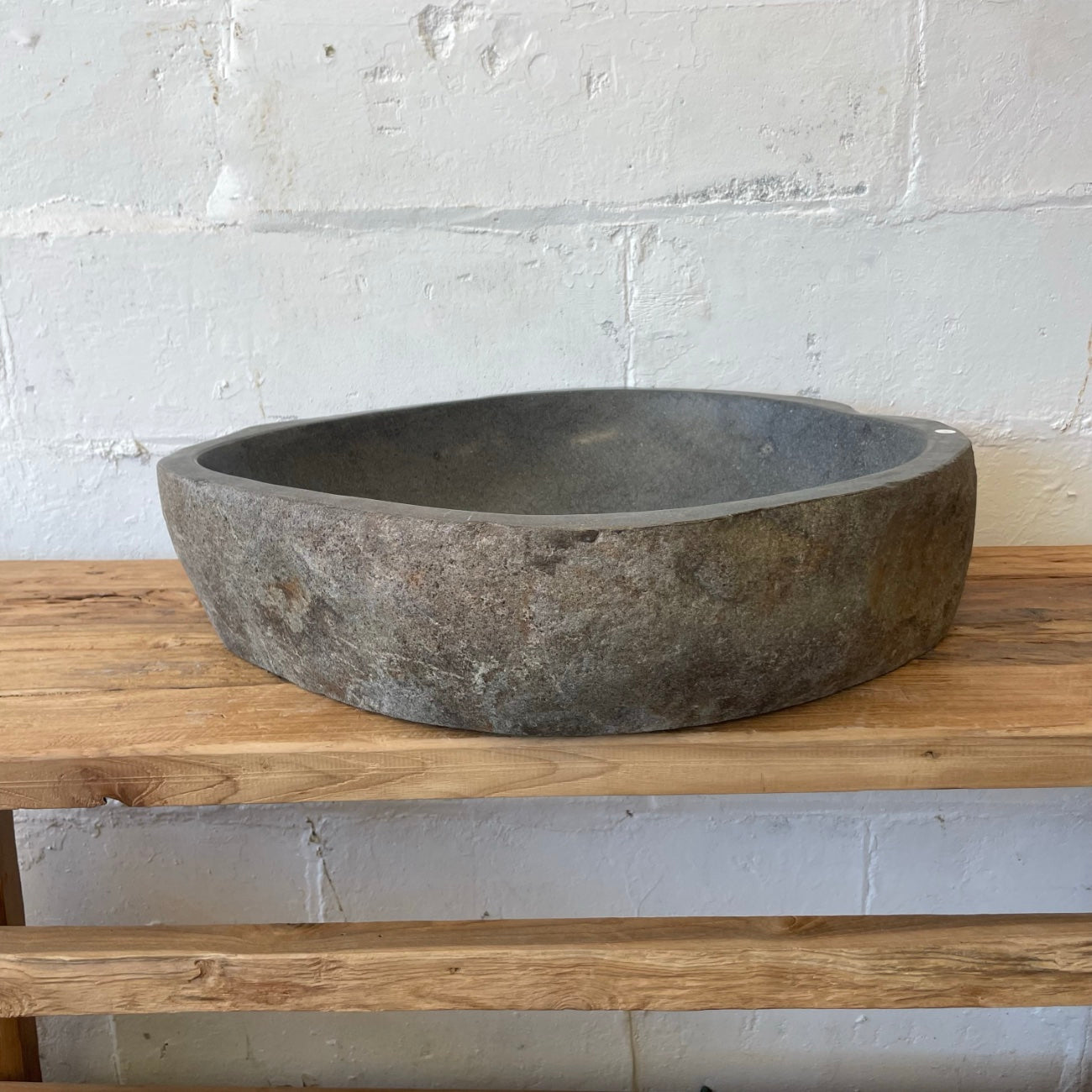River stone basin – 58.5 x 52 x 15cm – Paradise Living Co.