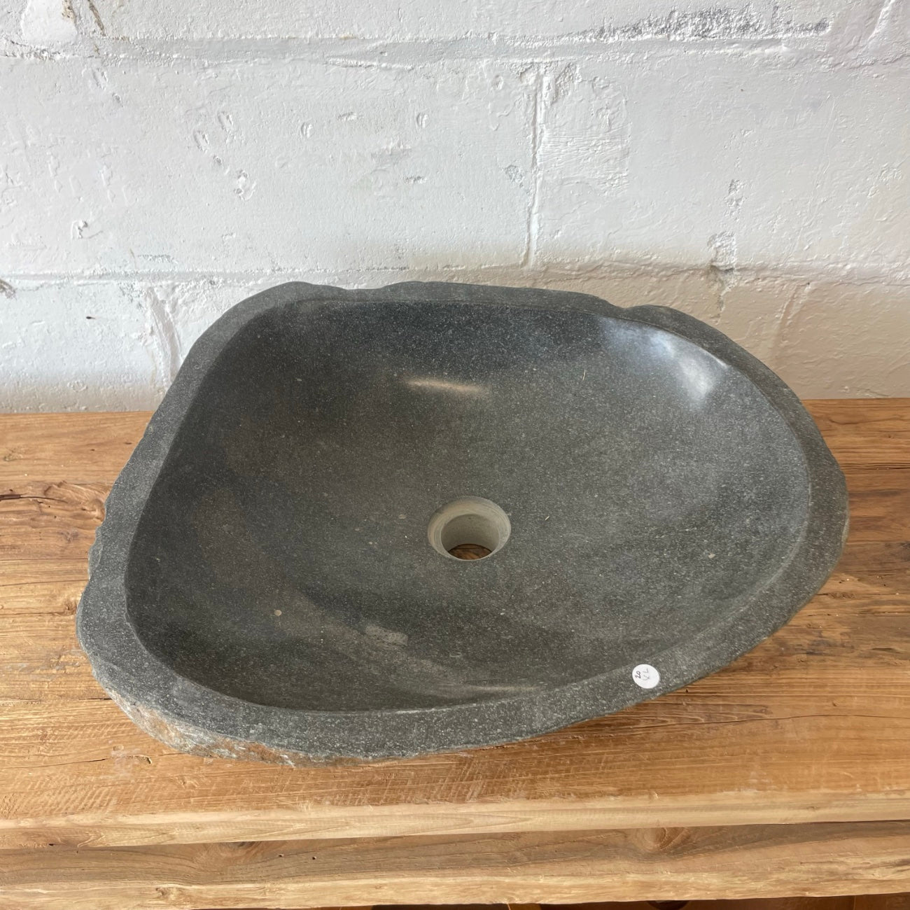 River stone basin – 49 x 42.5 x 15cm – Paradise Living Co.