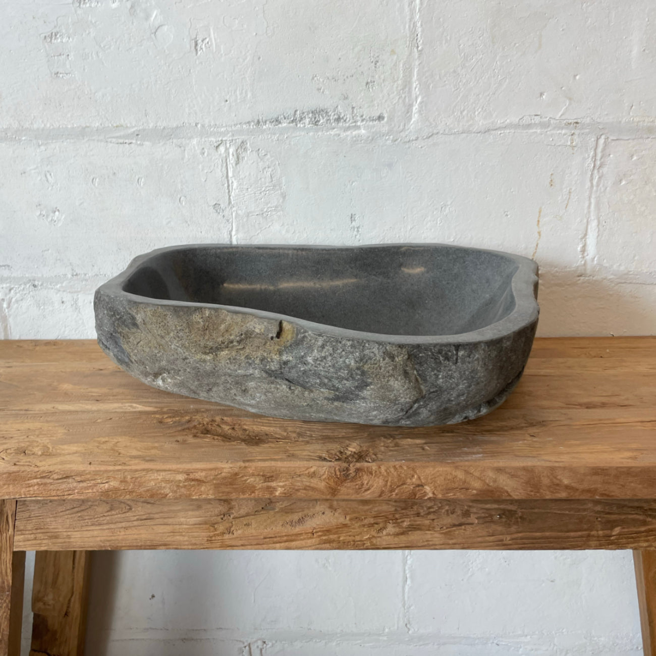 River stone basin – 51.5 x 46 x 15cm – Paradise Living Co.