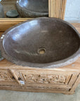 River stone basin – 52 x 41.5 x 16cm – Paradise Living Co.