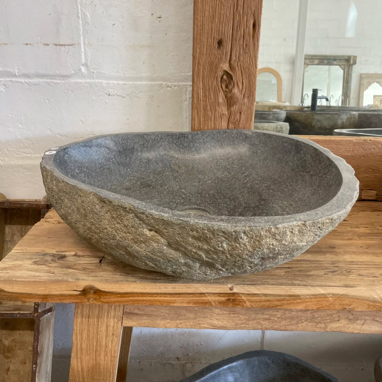 River stone basin – 53 x 46 x 16cm – Paradise Living Co.
