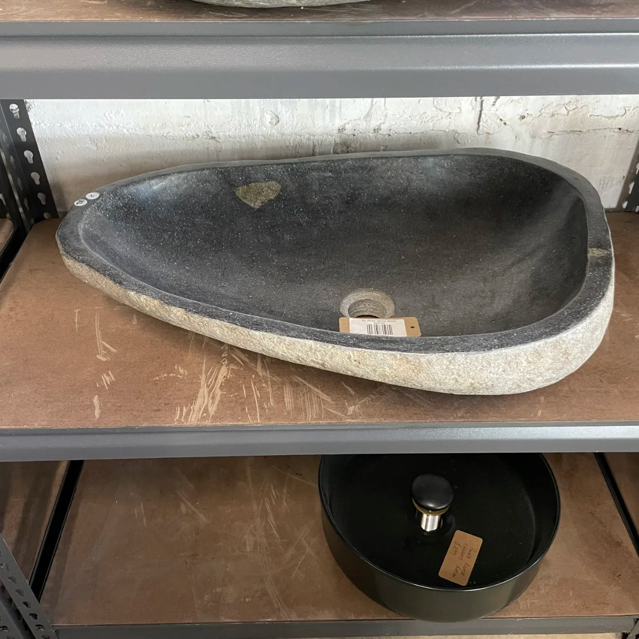 River stone basin – 61 x 39.5 x 14cm – Paradise Living Co.