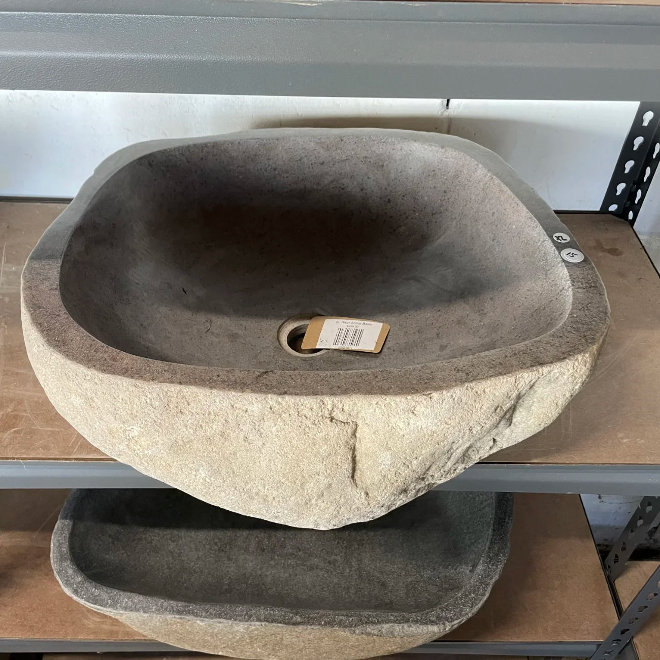 River stone basin – 48.5 x 46 x 15cm – Paradise Living Co.