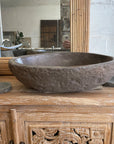 River stone basin – 52 x 41.5 x 16cm – Paradise Living Co.