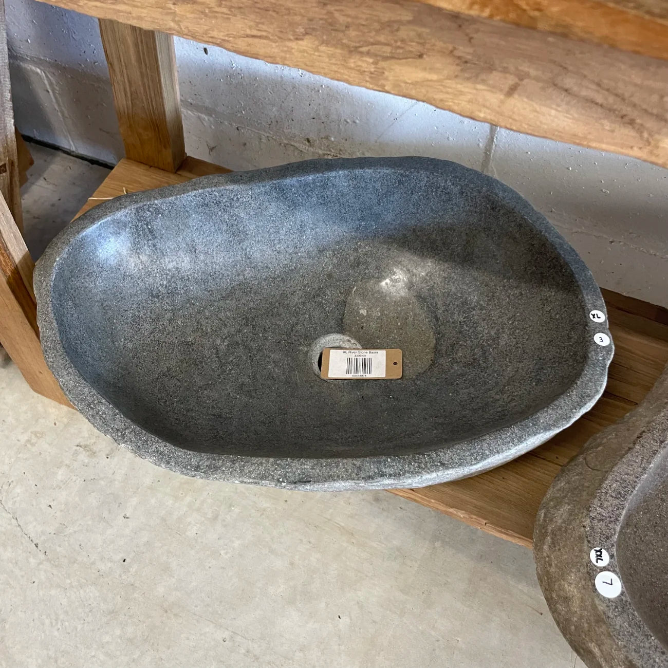 River stone basin – 57 x 39 x 15cm – Paradise Living Co.