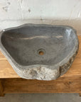 River stone basin – 62.5 x 45 x 15cm – Paradise Living Co.