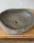 River stone basin – 59 x 44 x 15.5cm – Paradise Living Co.