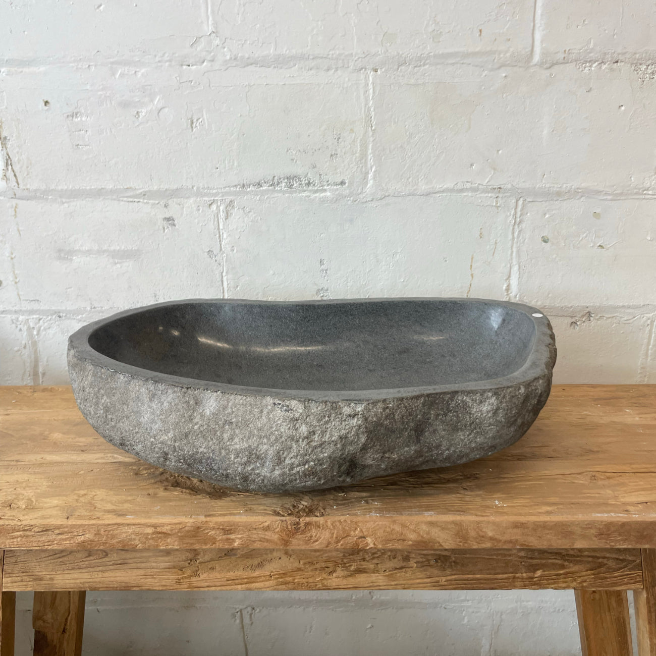 River stone basin – 65 x 43 x 15.5cm – Paradise Living Co.
