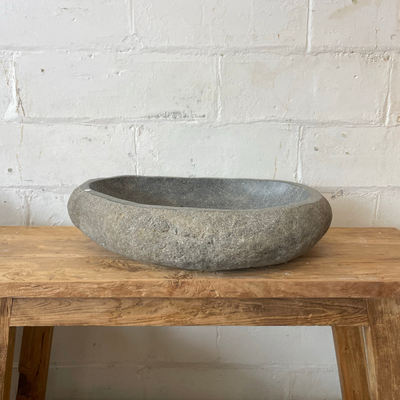 River stone basin – 65 x 43 x 16cm – Paradise Living Co.