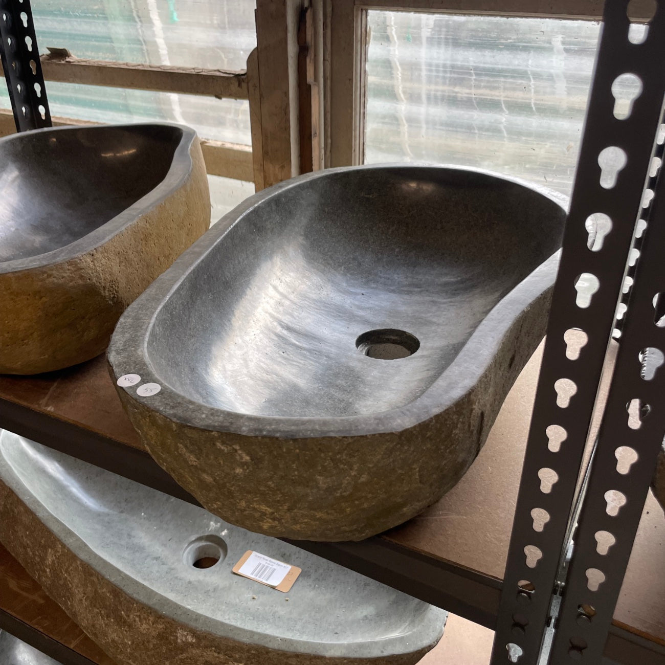 River stone basin – 60.5 x 37 x 15cm – Paradise Living Co.