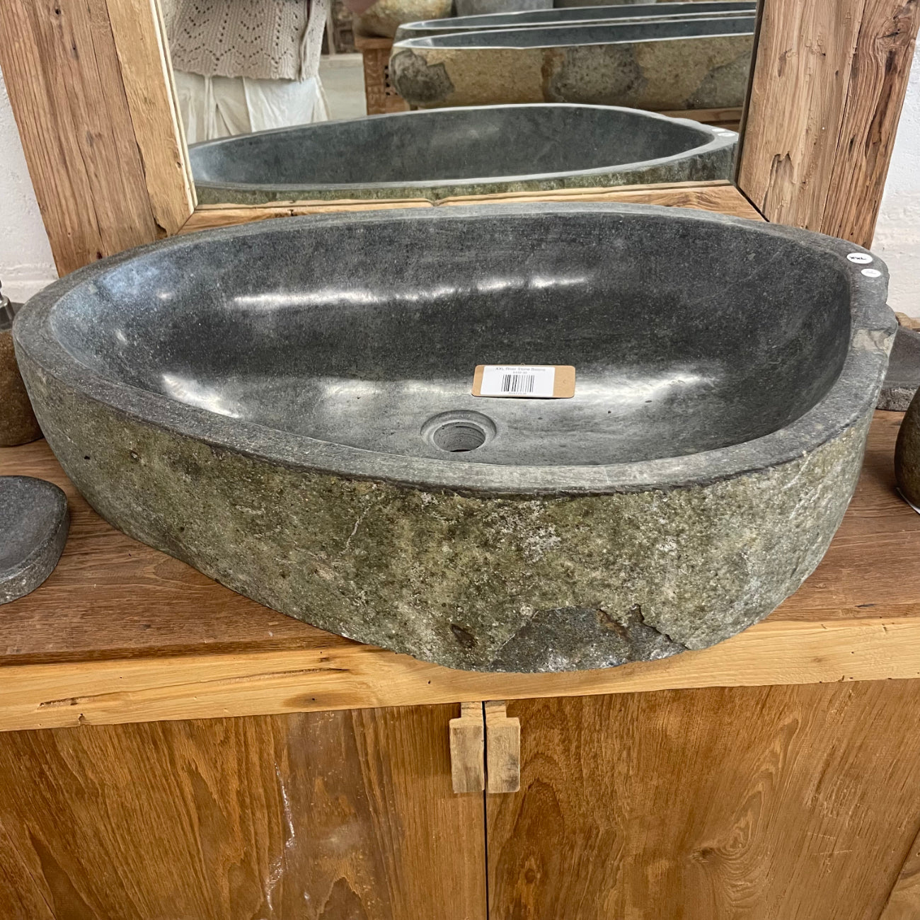 River stone basin – 69 x 43.5 x 15cm – Paradise Living Co.