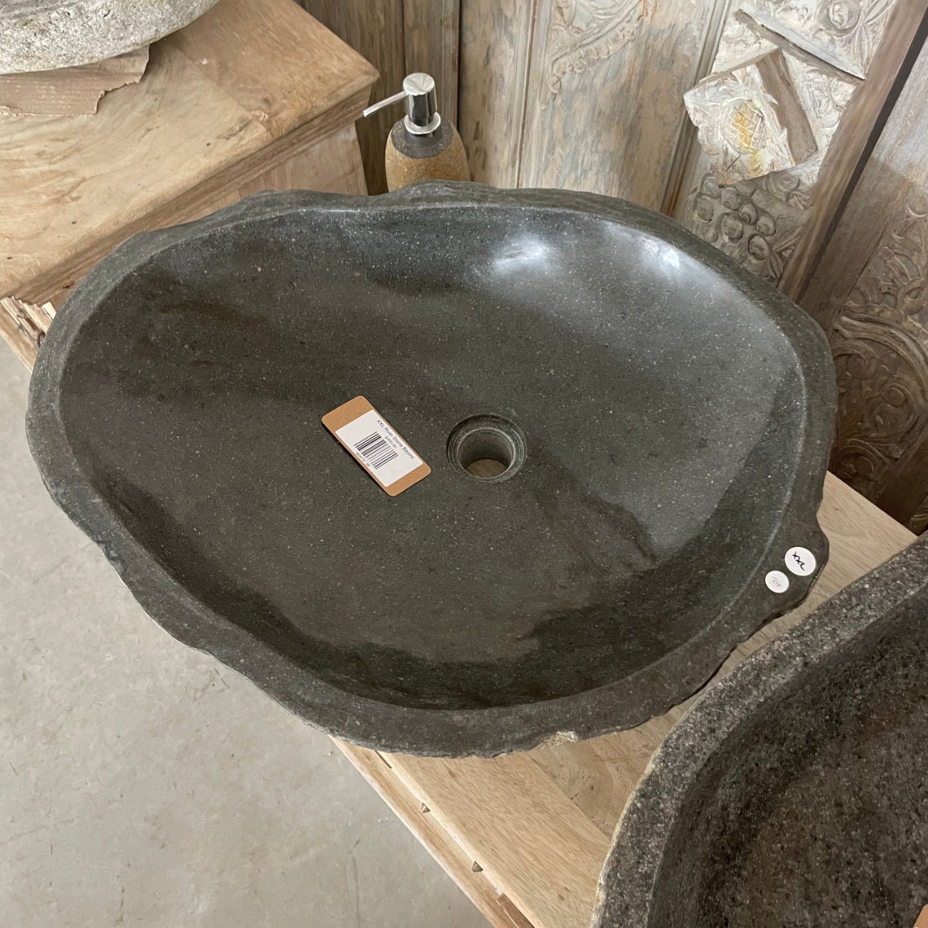 River stone basin – 56 x 45 x 15cm – Paradise Living Co.